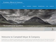 Tablet Screenshot of campbellmeyer.com